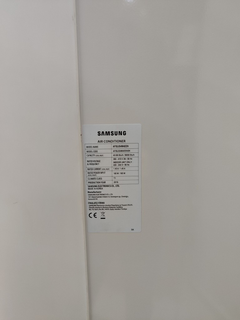 Samsung Salon Tipi Klima 48000 Btu Inverter Trifaze görsel 2